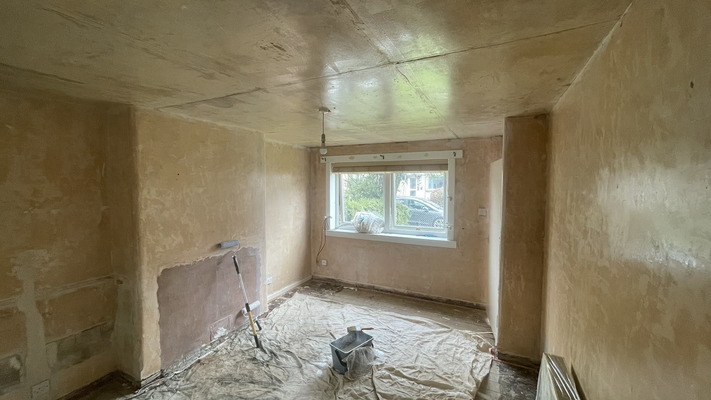 Before plastering work - Kerry Davis